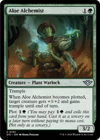 Aloe Alchemist (OTJ-152) - Outlaws of Thunder Junction