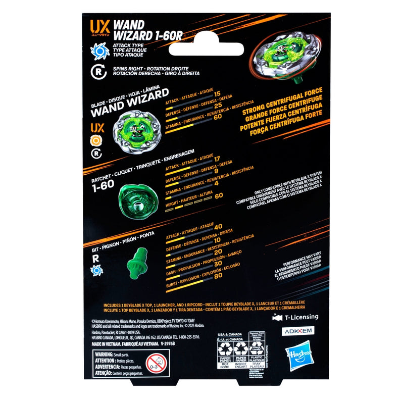 Beyblade X Wand Wizard 1-60R Starter Pack