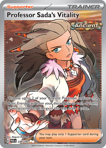 Professor Sada's Vitality - 239/182 239 - SV04 Paradox Rift Holofoil