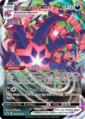 Eternatus VMAX - SWSH045 - Jumbo Cards Holofoil