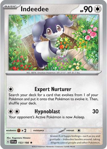 Indeedee 153 - SV01 Scarlet & Violet Base Set Holofoil