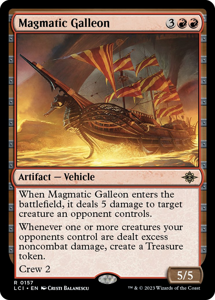 Magmatic Galleon (LCI-157) - The Lost Caverns of Ixalan