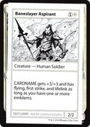 Baneslayer Aspirant (No PW Symbol) (CMB1-) - Mystery Booster Playtest Cards 2021