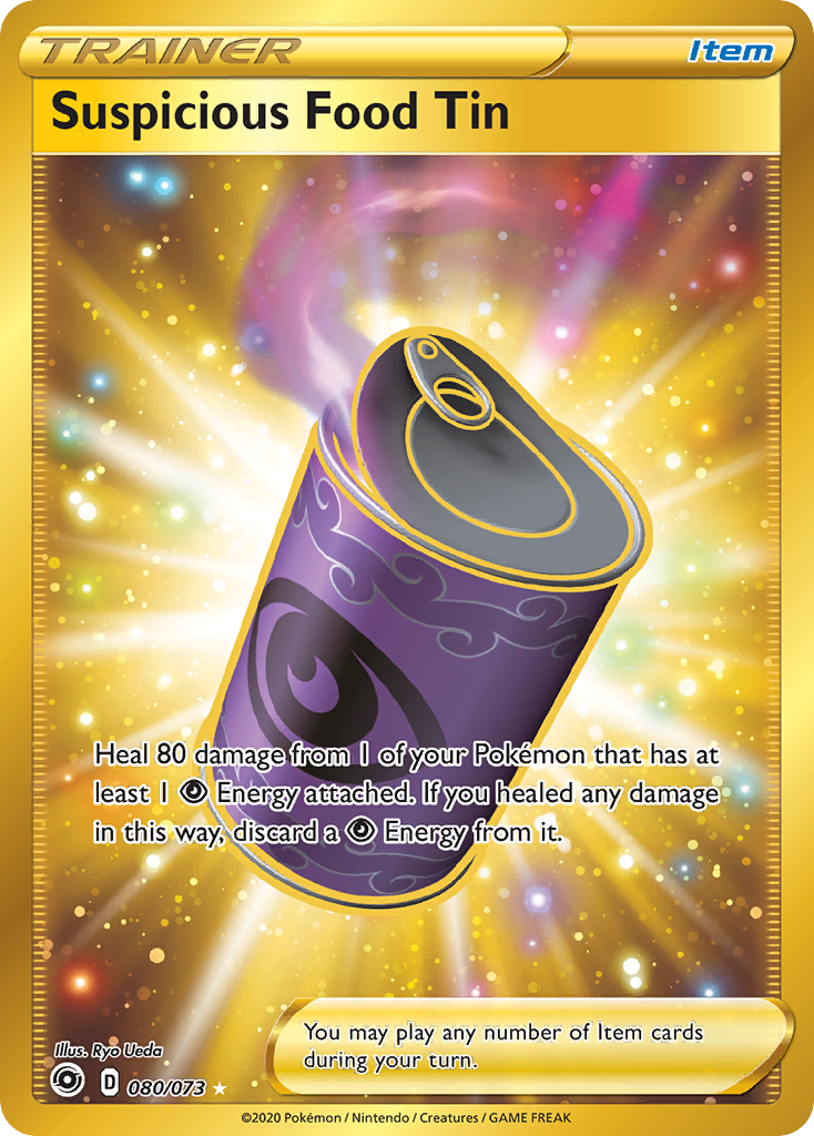 Suspicious Food Tin (Secret) 80/73 - Champions Path Holofoil