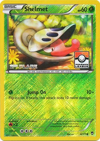 Shelmet - 8/111 (Pokemon League) [2nd Place] - League & Championship Cards Reverse Holofoil