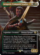 Aragorn, Company Leader (Borderless) (LTR-410) - The Lord of the Rings: Tales of Middle-earth (Borderless)