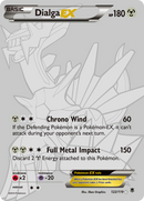 Dialga EX (122 Secret Rare)/119 - XY  Phantom Forces Holofoil