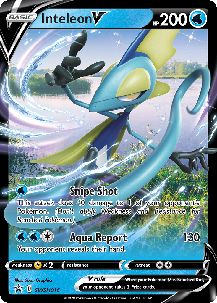 Inteleon V - SWSH016 - Jumbo Cards Holofoil