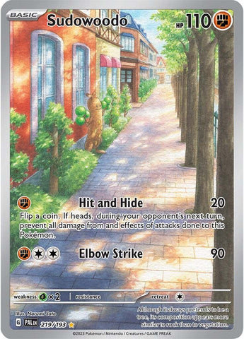Sudowoodo - 219/193 219 - SV02 Paldea Evolved Holofoil