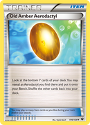 Old Amber Aerodactyl/124 - XY  Fates Collide