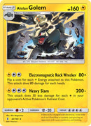 Alolan Golem - 42/145 (Cosmos Holo) - Blister Exclusives Holofoil