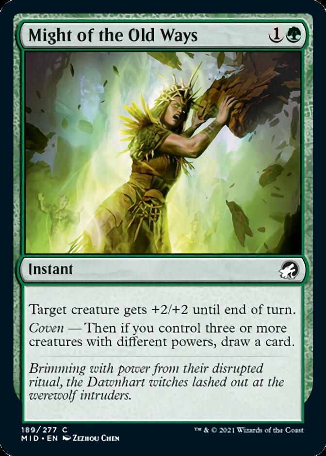Might of the Old Ways (MID-189) - Innistrad: Midnight Hunt