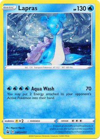 Lapras - SWSH051 SWSH051/307 - SWSH Sword & Shield Promo Cards Holofoil
