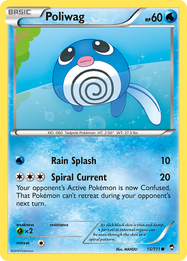 Poliwag 15/111 - XY  Furious Fists