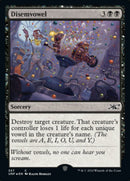 Disemvowel (Galaxy Foil) (UNF-357) - Unfinity Foil