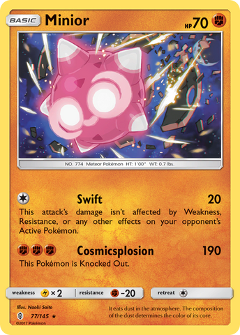 Minior 77/145 - SM  Guardians Rising Holofoil