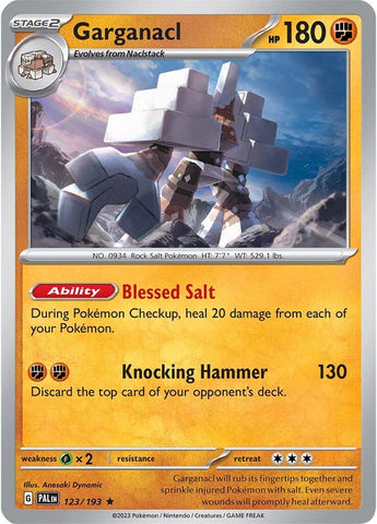 Garganacl 123 - SV02 Paldea Evolved Holofoil