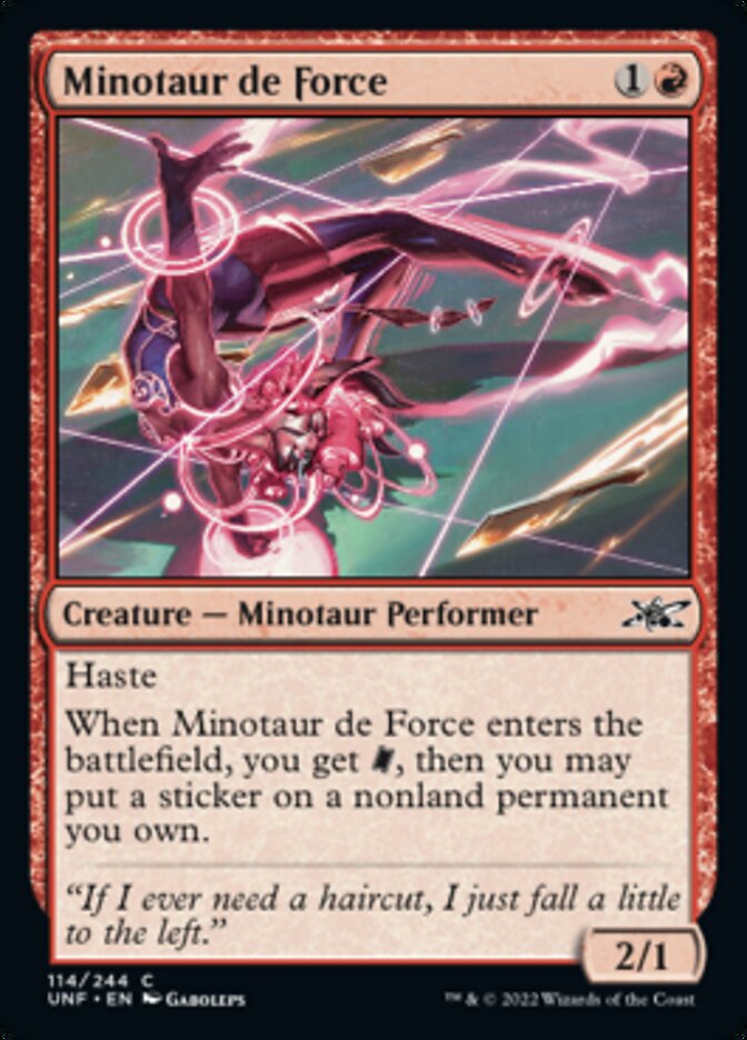 Minotaur de Force (UNF-114) - Unfinity