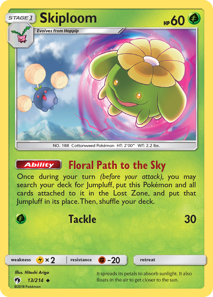 Skiploom 13/214 - SM  Lost Thunder