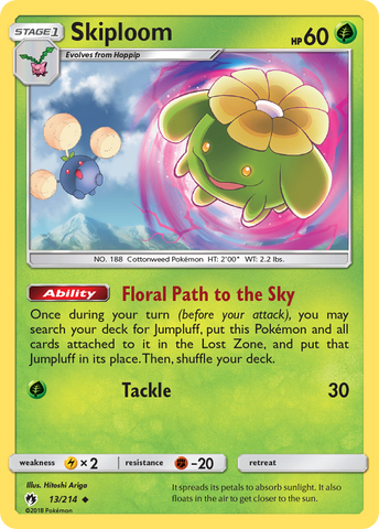 Skiploom 13/214 - SM  Lost Thunder
