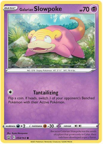 Galarian Slowpoke 54/163 - SWSH05 Battle Styles