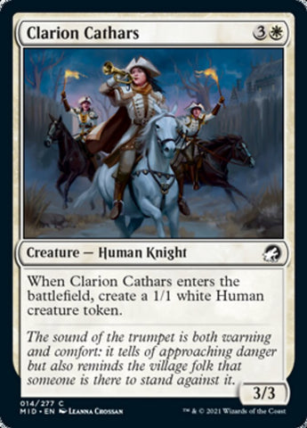 Clarion Cathars (MID-014) - Innistrad: Midnight Hunt