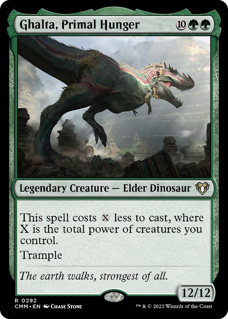 Ghalta, Primal Hunger (CMM-292) - Commander Masters