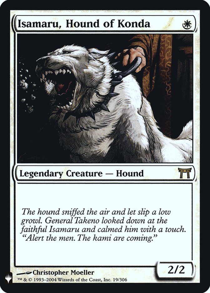 Isamaru, Hound of Konda (LIST-019) - The List Foil