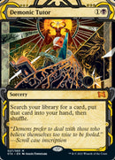 Demonic Tutor (STA-027) - Strixhaven Mystical Archive: (Showcase) (Borderless)