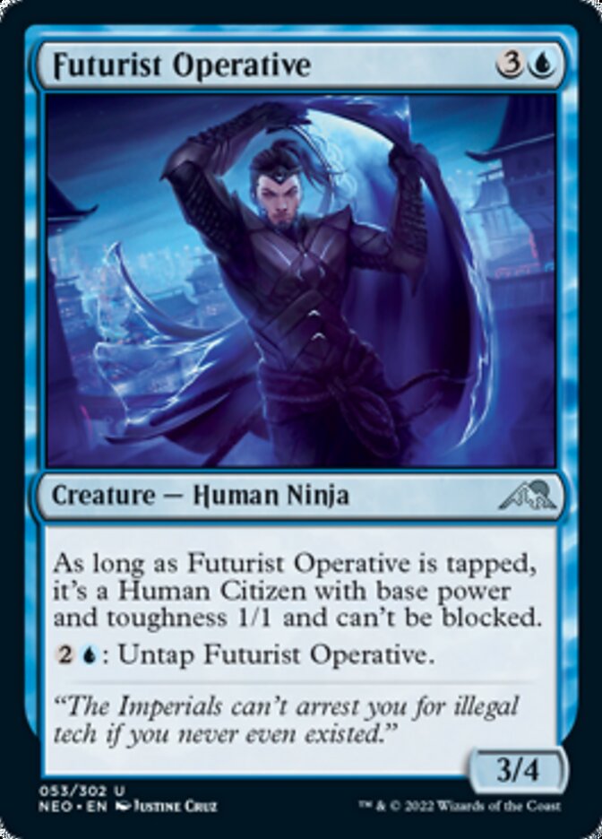 Futurist Operative (NEO-053) - Kamigawa: Neon Dynasty