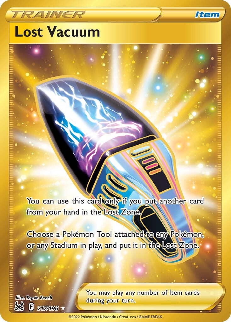 Lost Vacuum (Secret) 217/196 - SWSH11 Lost Origin Holofoil