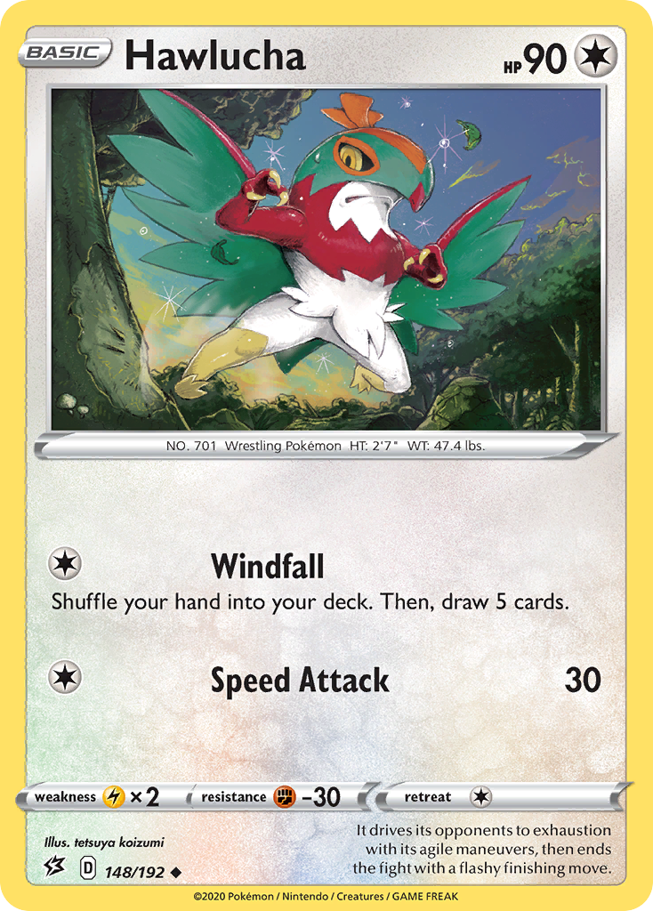 Hawlucha 148/192 - SWSH02 Rebel Clash