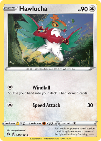 Hawlucha 148/192 - SWSH02 Rebel Clash