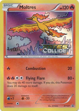 Moltres - XY127 (Prerelease) [Staff] - XY Promos Holofoil