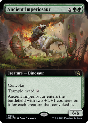 Ancient Imperiosaur (Extended Art) (MOM-368) - March of the Machine: (Extended Art)