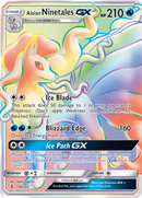 Alolan Ninetales GX (Secret)/145 - SM  Guardians Rising Holofoil