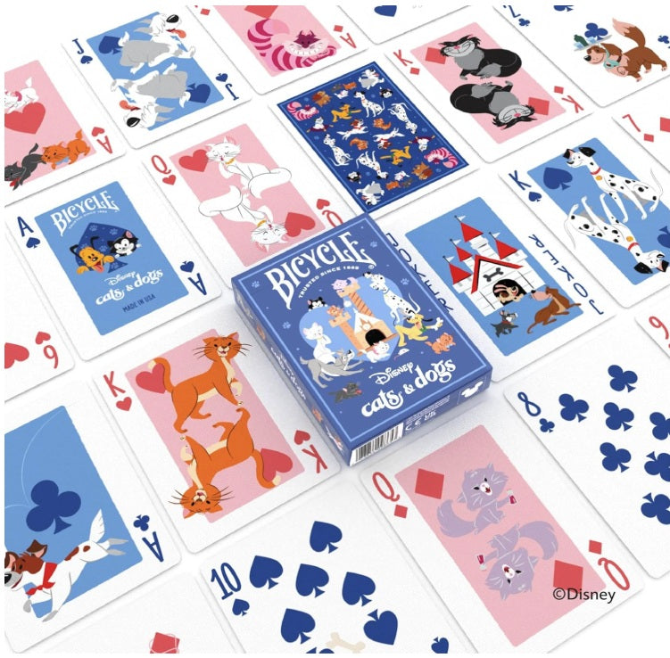 Bicycle Playing Cards Disney Cats & Dogs