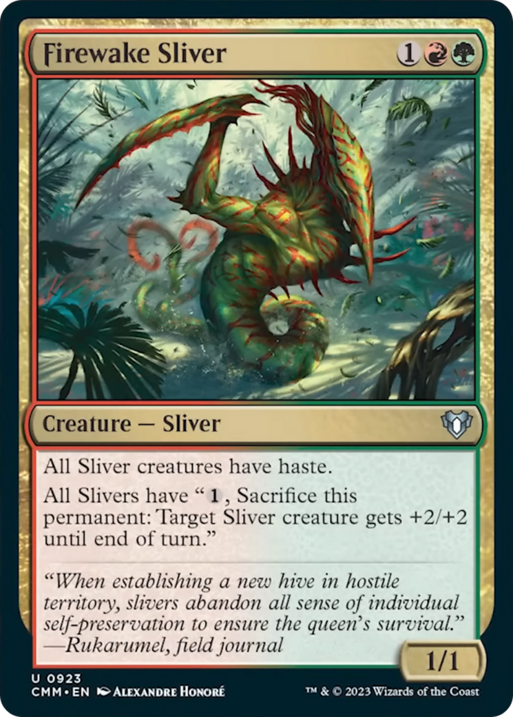 Firewake Sliver (CMM-923) - Commander Masters