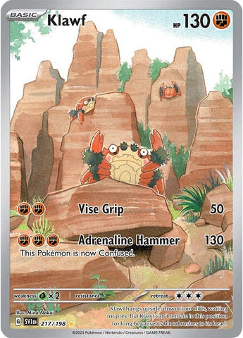 Klawf - 217/198 217 - SV01 Scarlet & Violet Base Set Holofoil