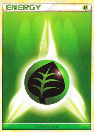 Grass Energy (2010 Unnumbered HGSS Style Non-Holo) - League & Championship Cards
