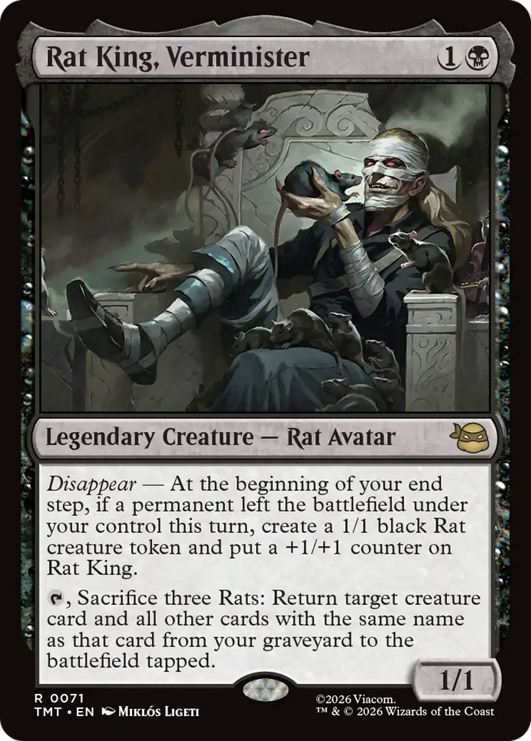 Rat King, Verminister [Teenage Mutant Ninja Turtles]