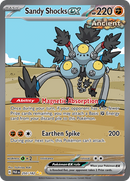 Sandy Shocks ex - 250/182 250 - SV04 Paradox Rift Holofoil