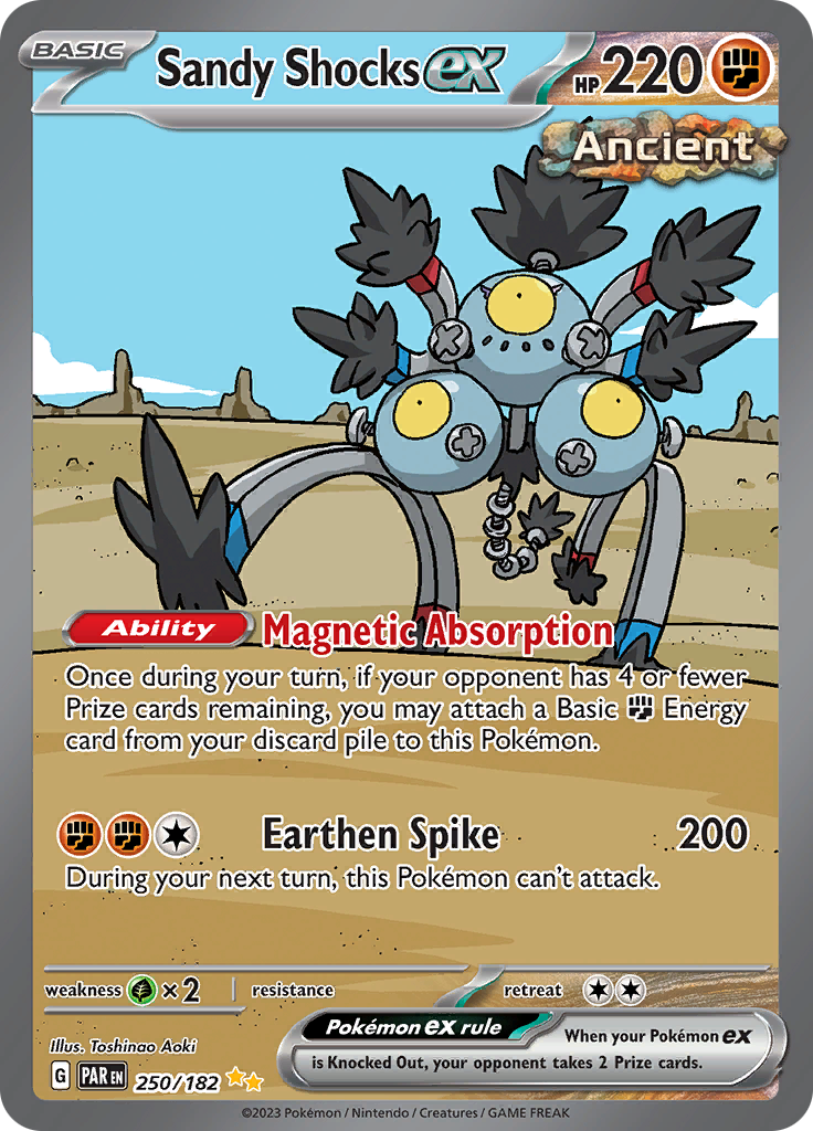 Sandy Shocks ex - 250/182 250 - SV04 Paradox Rift Holofoil