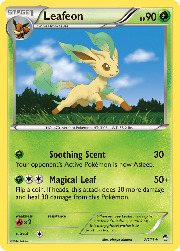 Leafeon 7/111 - XY  Furious Fists