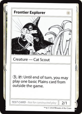 Frontier Explorer (No PW Symbol) (CMB1-) - Mystery Booster Playtest Cards 2021