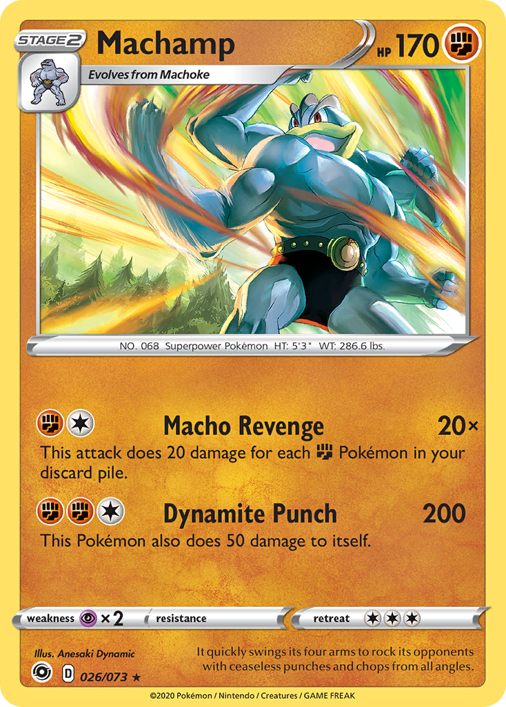 Machamp 26/73 - Champions Path Holofoil
