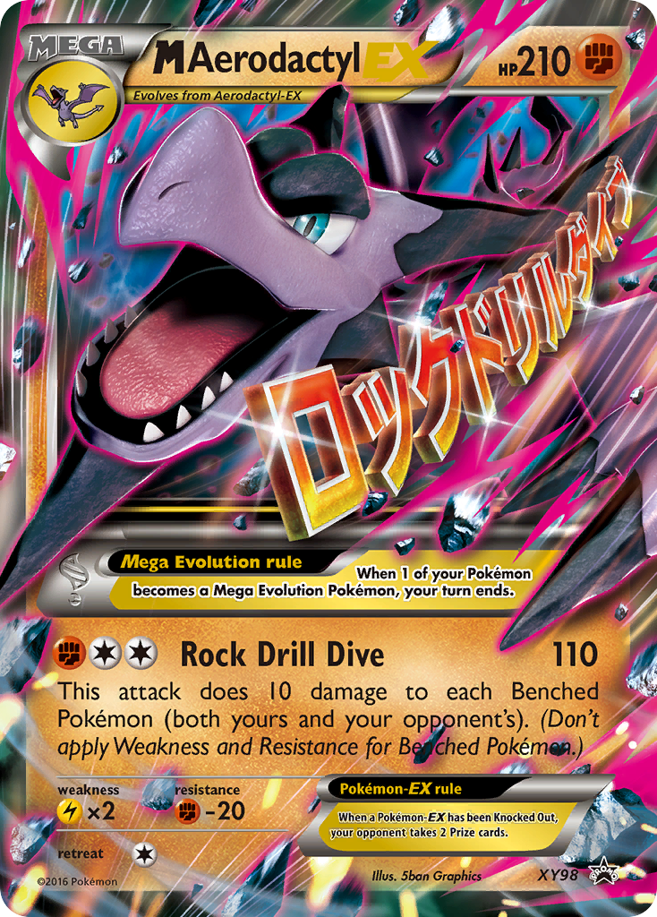 M Aerodactyl EX XY98/211 - XY Promos Holofoil