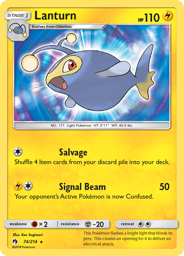 Lanturn/214 - SM  Lost Thunder