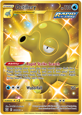 Octillery (Secret) 178/163 - SWSH05 Battle Styles Holofoil