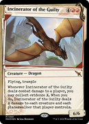 Incinerator of the Guilty (Showcase) (Invisible Ink) (MKM-381) - Murders at Karlov Manor: (Showcase) Foil